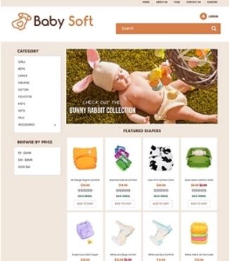 Baby Soft  Preview Website Template