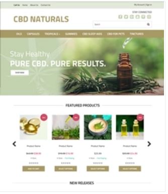 CBD Naturals Preview Website Template