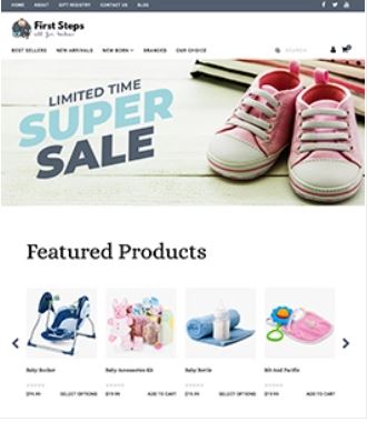 First Steps Preview Website Template