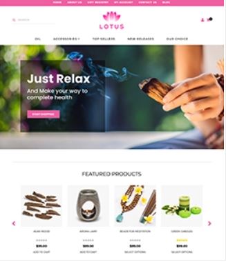 Lotus Website Template