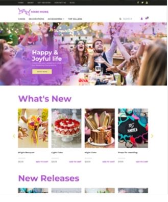 Marimore Preview Website Template