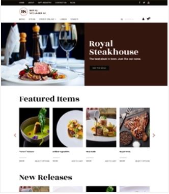 Royal Steakhouse Preview Website Template