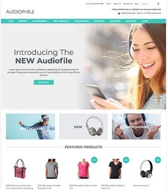 Audiofile Preview Website Template