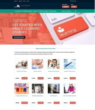 eLearning Preview Website Template