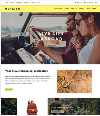 Travel Agency Preview Website Template