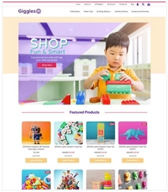 Kids Shop  Preview Website Template