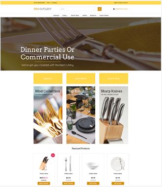 Procutlery Preview Website Template