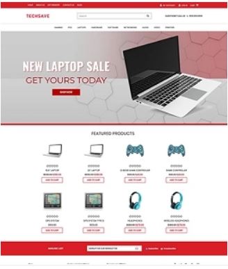 Techsave  Preview Website Template