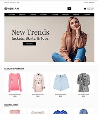 New Trends Preview Website Template