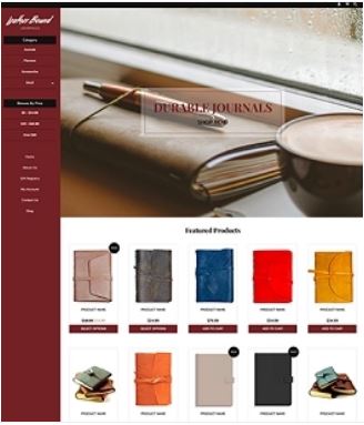 Leatherbound Preview Website Template